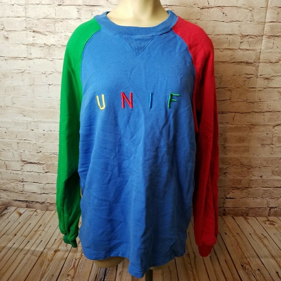 unif colorblock sweater